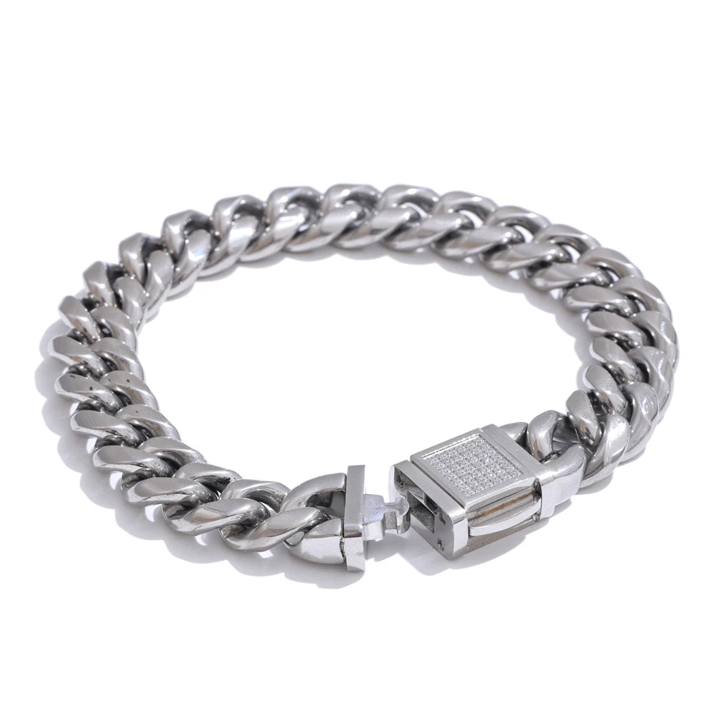 Pulseira de Prata Titanium Ice Beroc