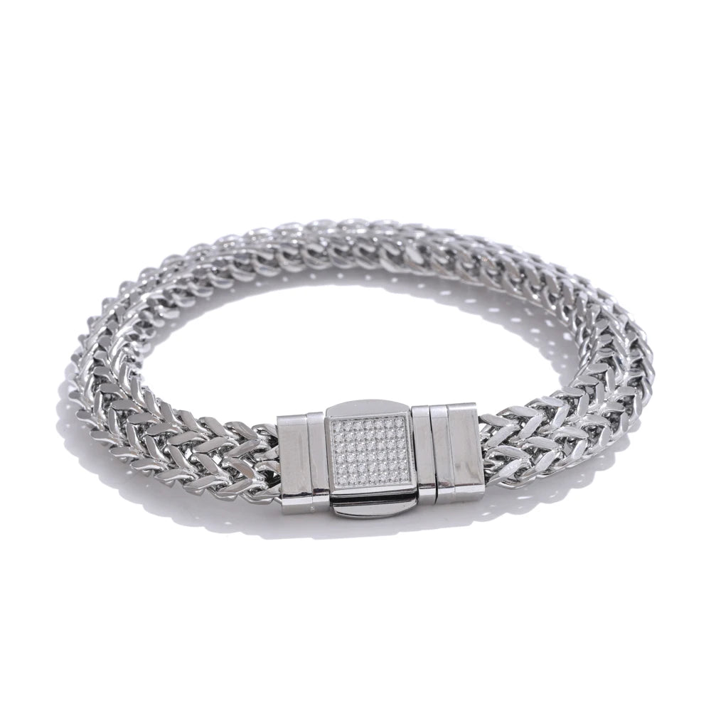 Pulseira de Prata Silver Titan Beroc