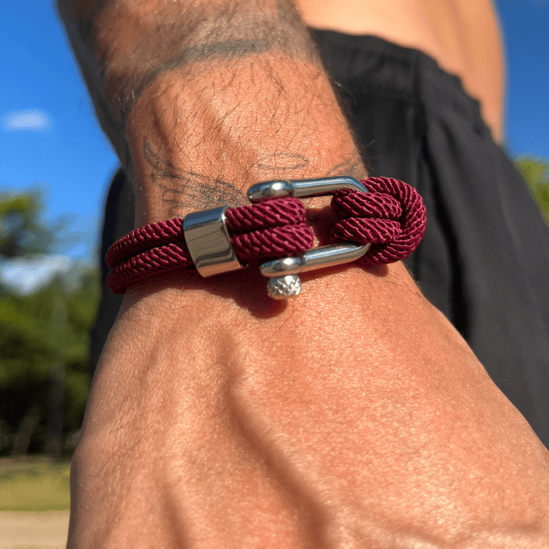 Pulseira Malibu Vinho .beroc
