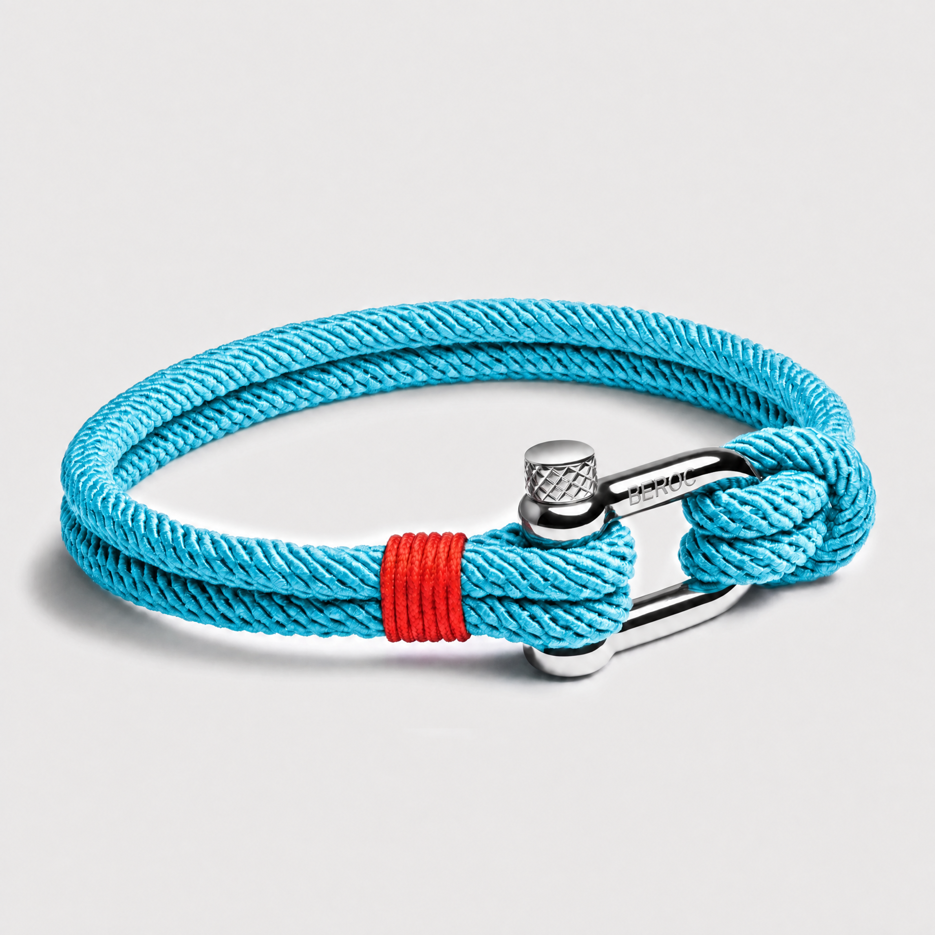 Pulseira de Corda Azul Claro Strand Beroc