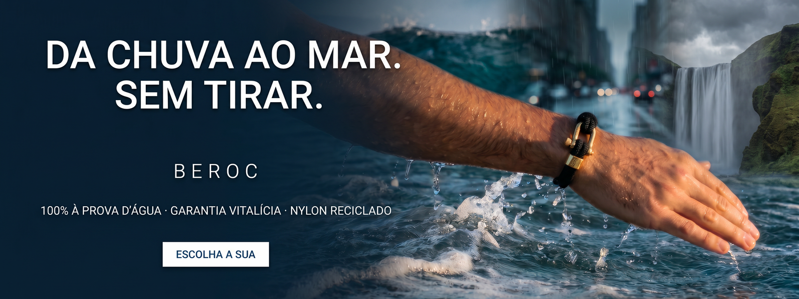 Da chuva ao mar. Sem tirar. — Beroc
