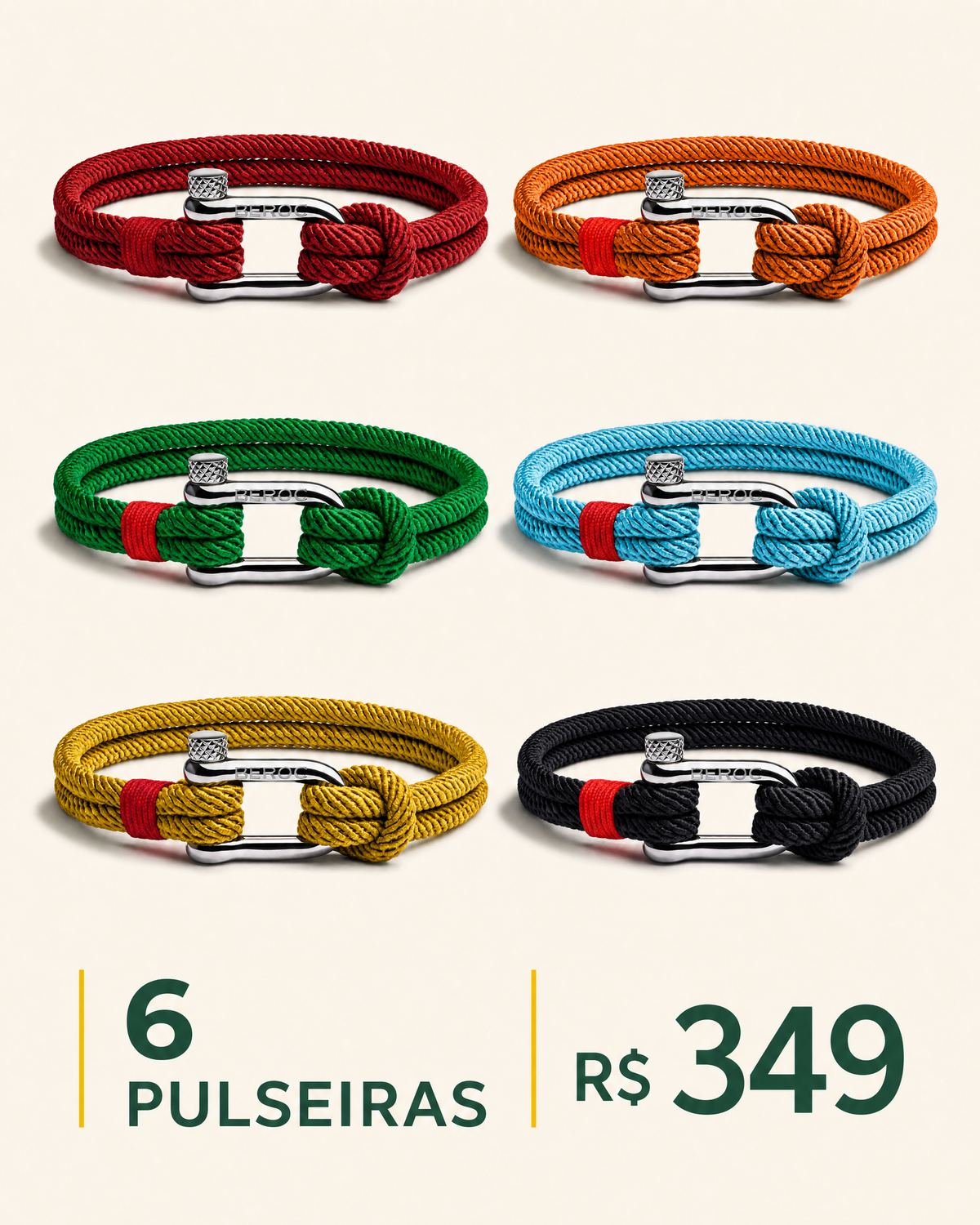 Kit 6 por R$349