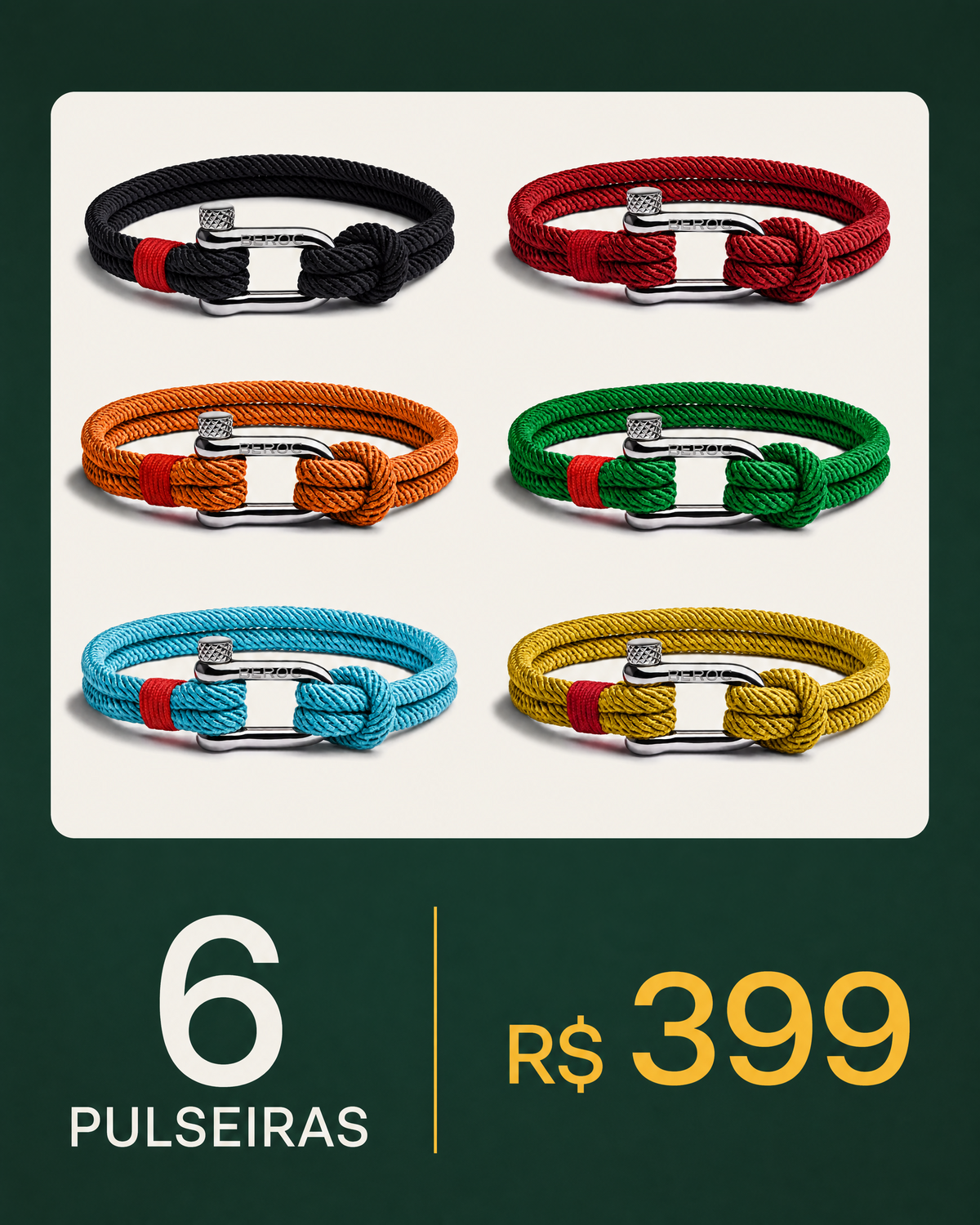 Kit 6 por R$399