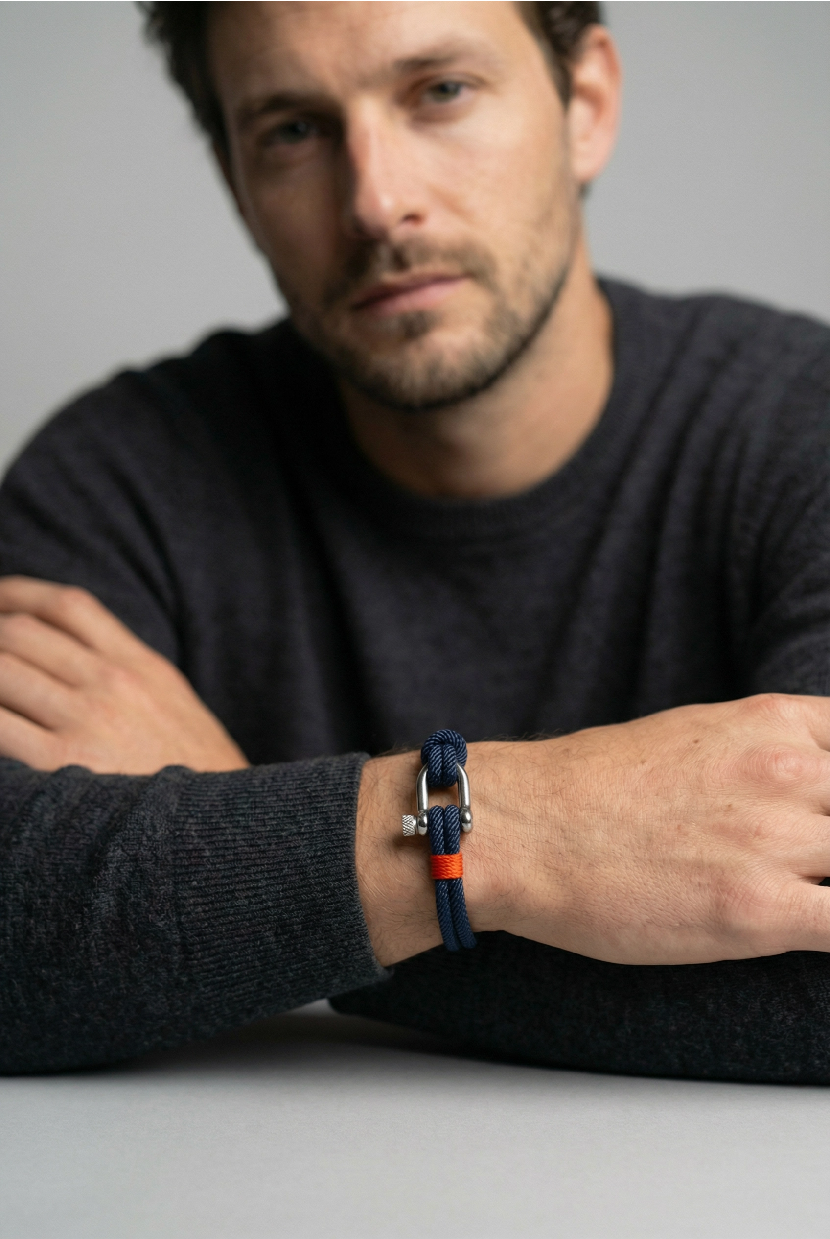 Pulseira de Corda Azul Escuro Strand Beroc