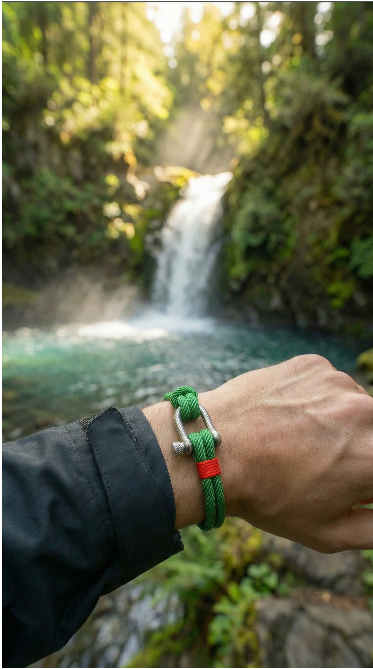 Pulseira de Corda Verde Strand Beroc