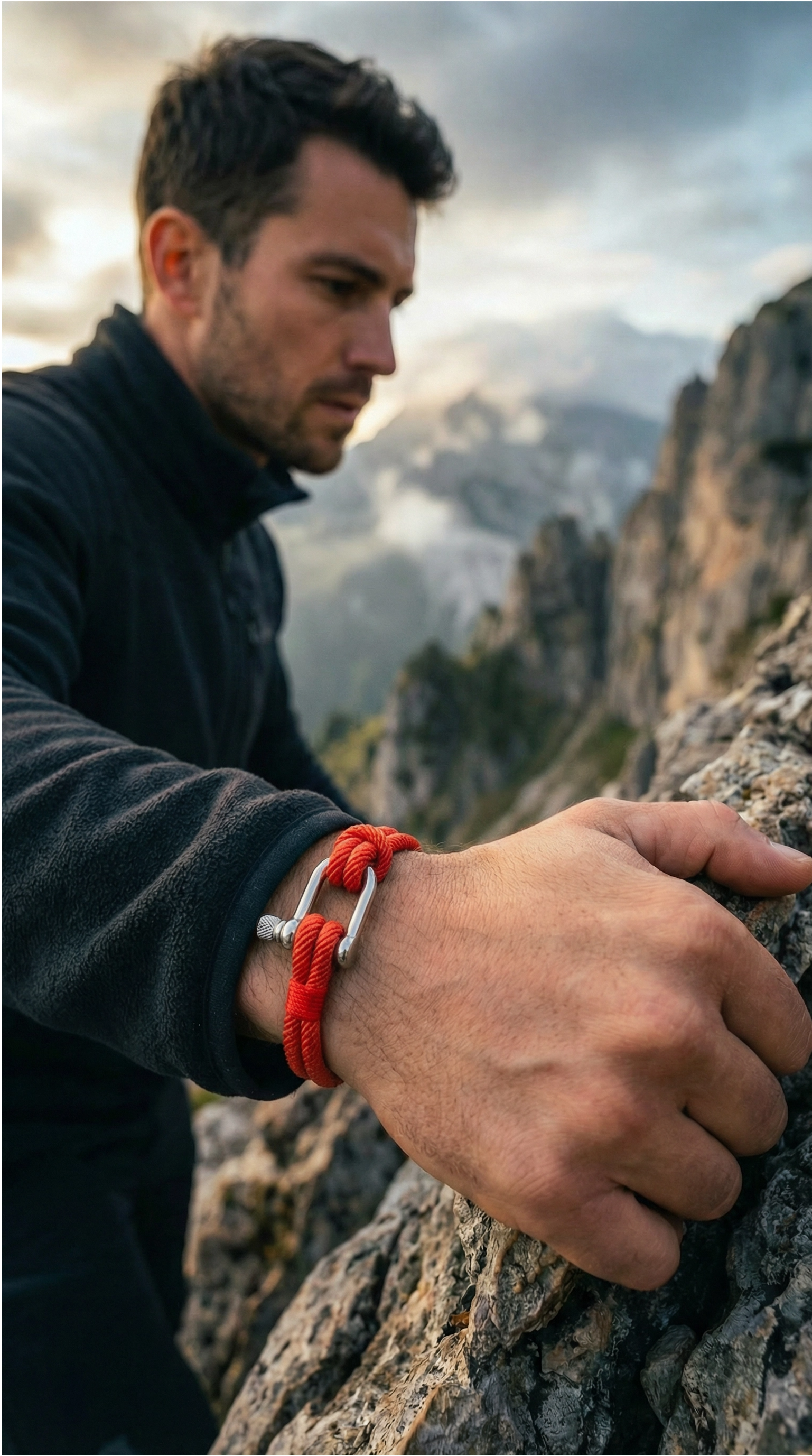 Pulseira de Corda Laranja Strand Beroc