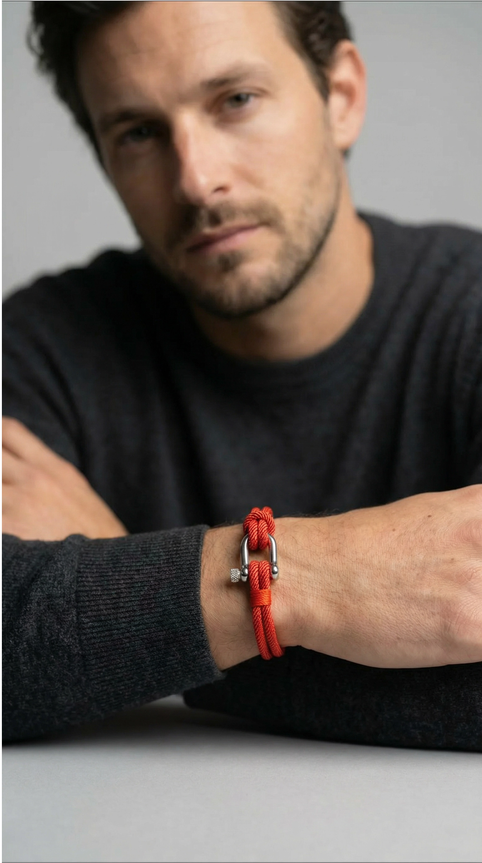 Pulseira de Corda Laranja Strand Beroc