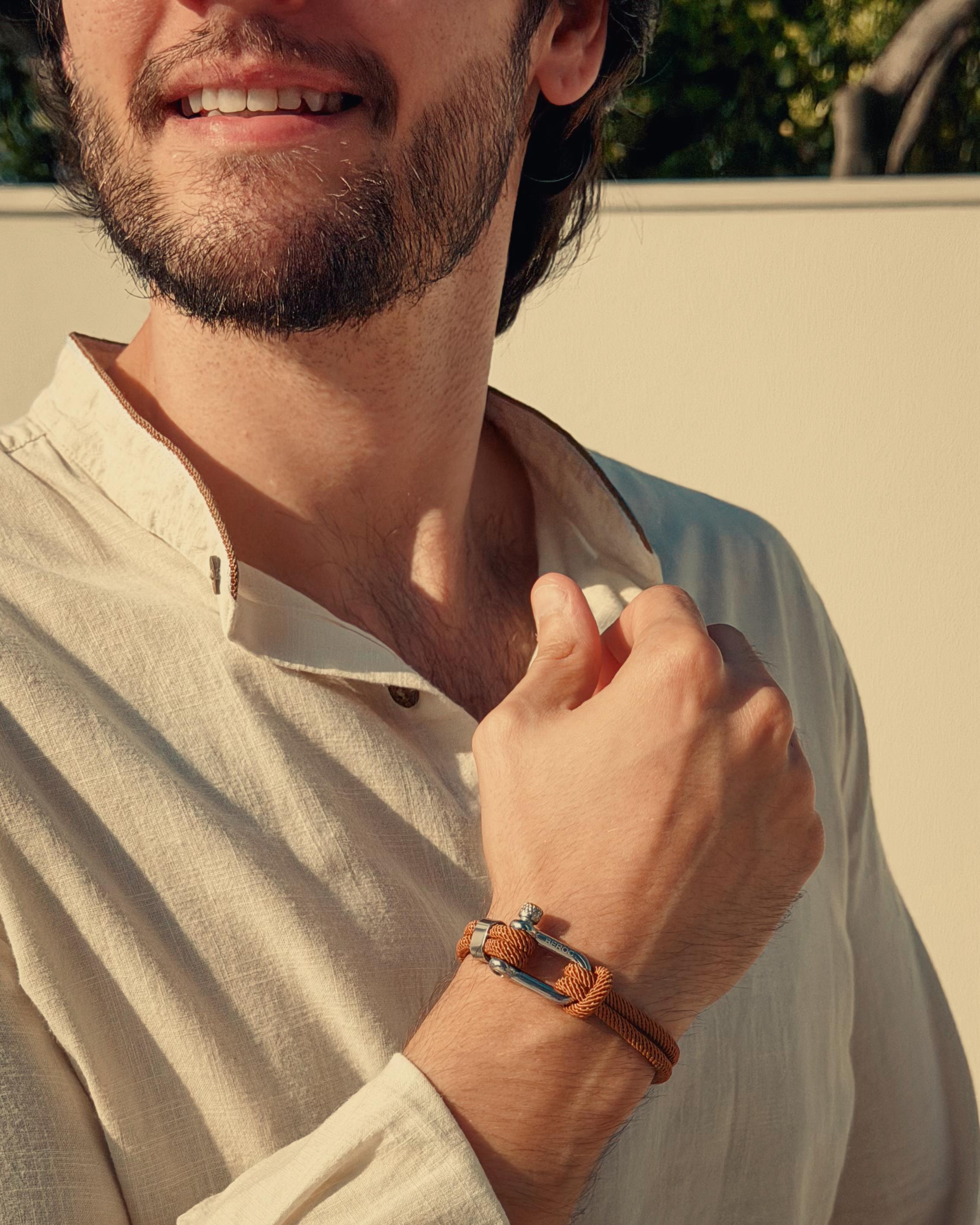 Pulseira de Corda Khaki Malibu Beroc