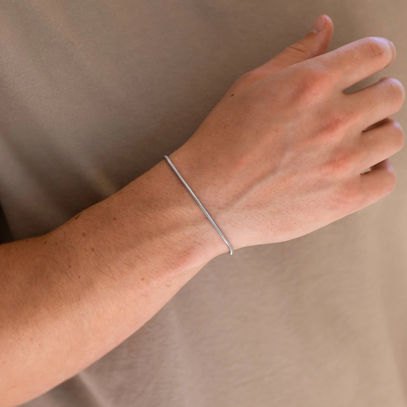 Pulseira de Prata Snake Beroc